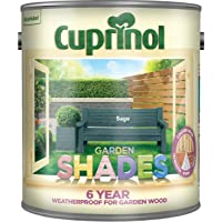 Los mejores  - Cuprinol 2-5 l. Garden Shades - Pintura para exteriores- color verde salvia.